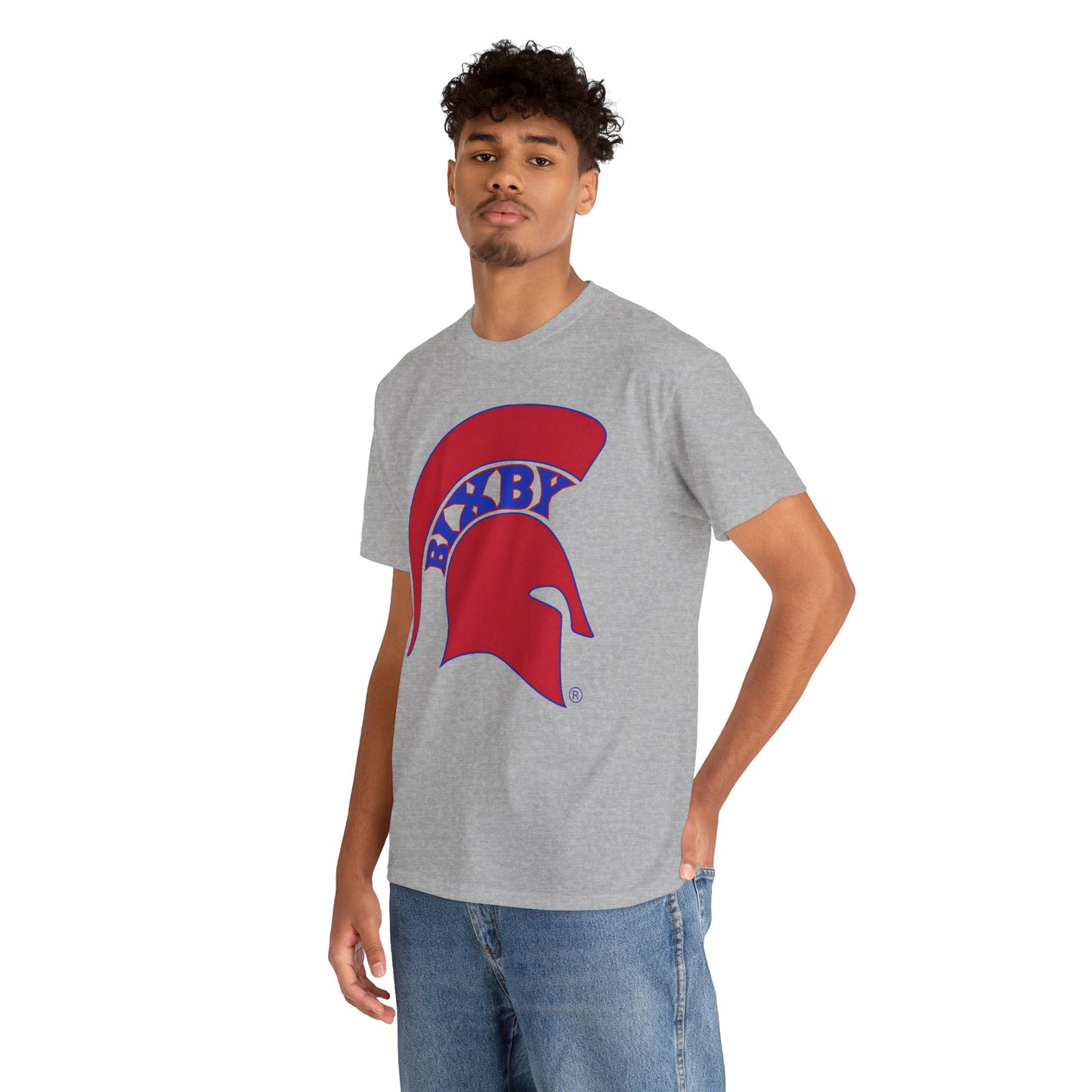 Spartan Red Logo Gildan Tee