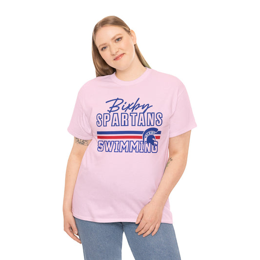 Bixby Spartans Swim Gildan Tee