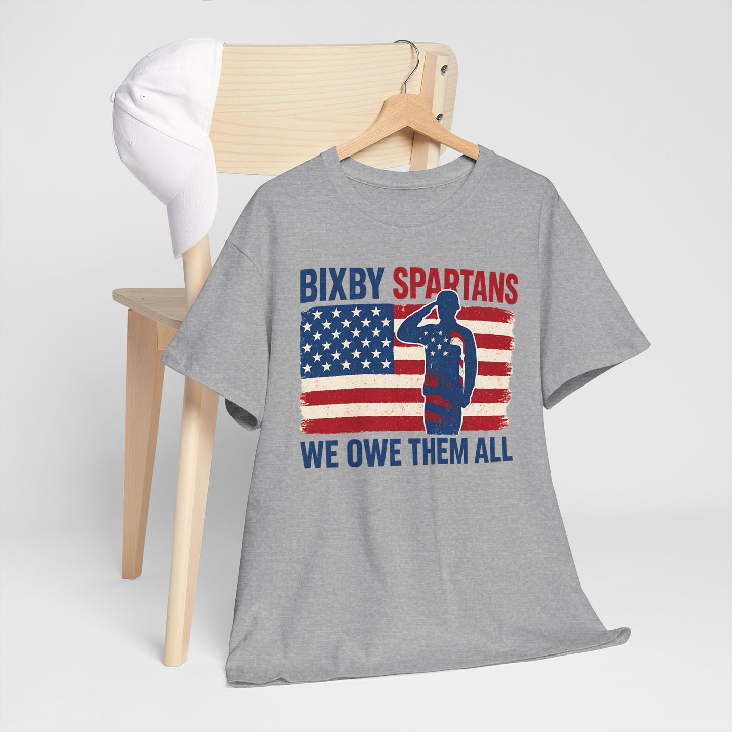 Spartans We Owe Them All Gildan Tee