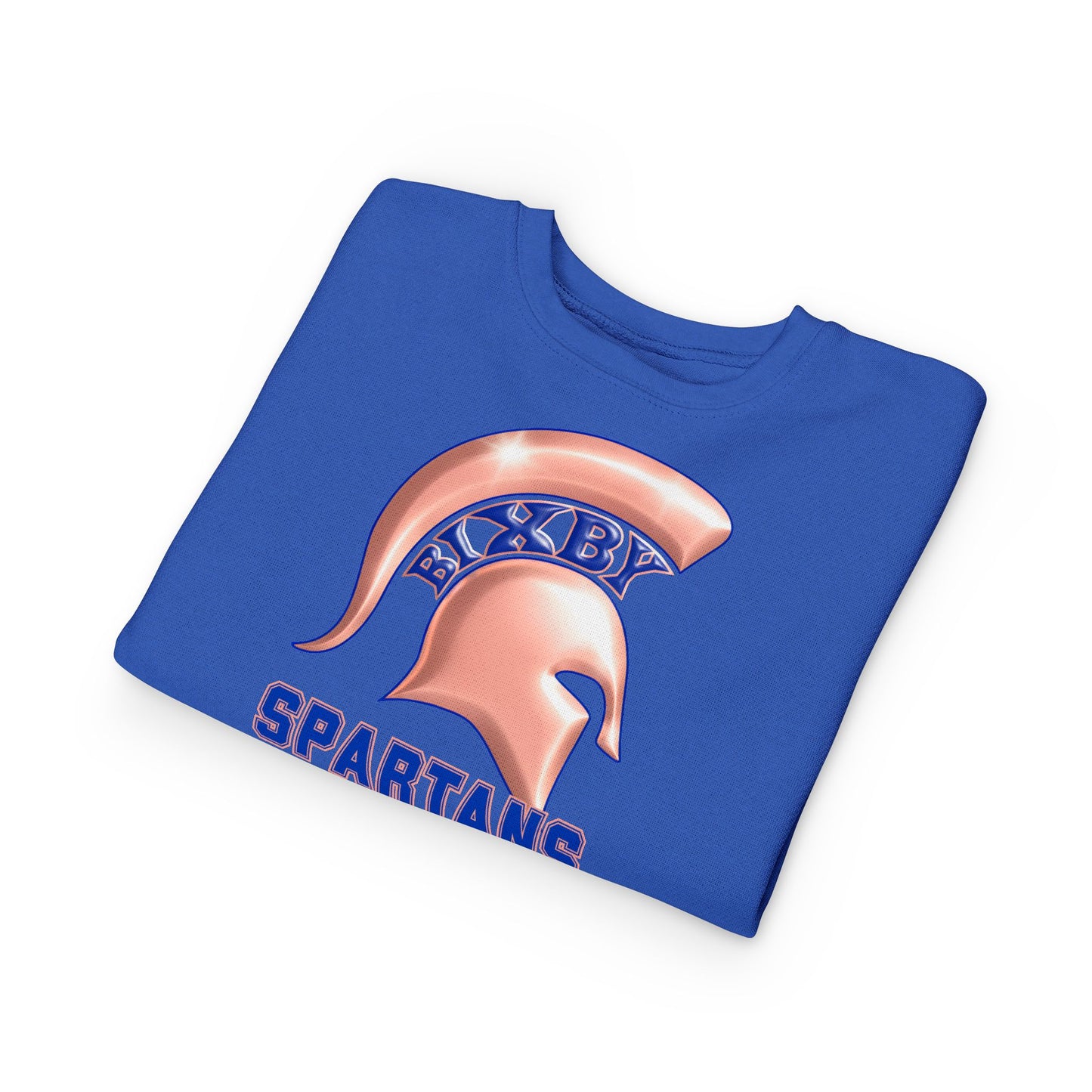 Bixby Spartans Metallic Rose Gold Toddler Rabbit Skins Sweatshirt
