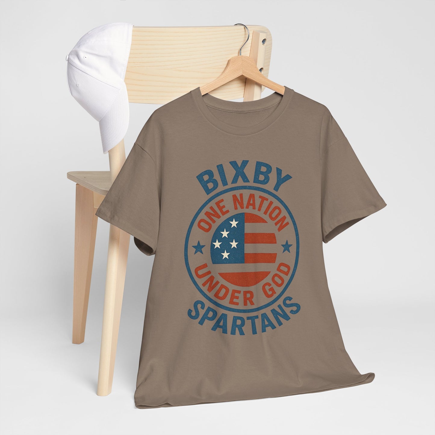 Spartans One Nation Under GOD Gildan Tee