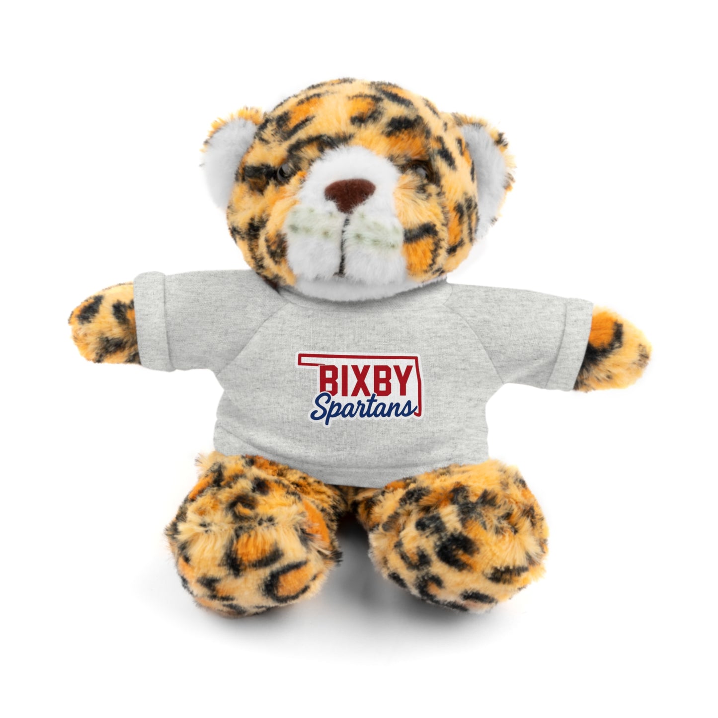 Bixby Oklahoma Spartan Stuffed Animal Logo
