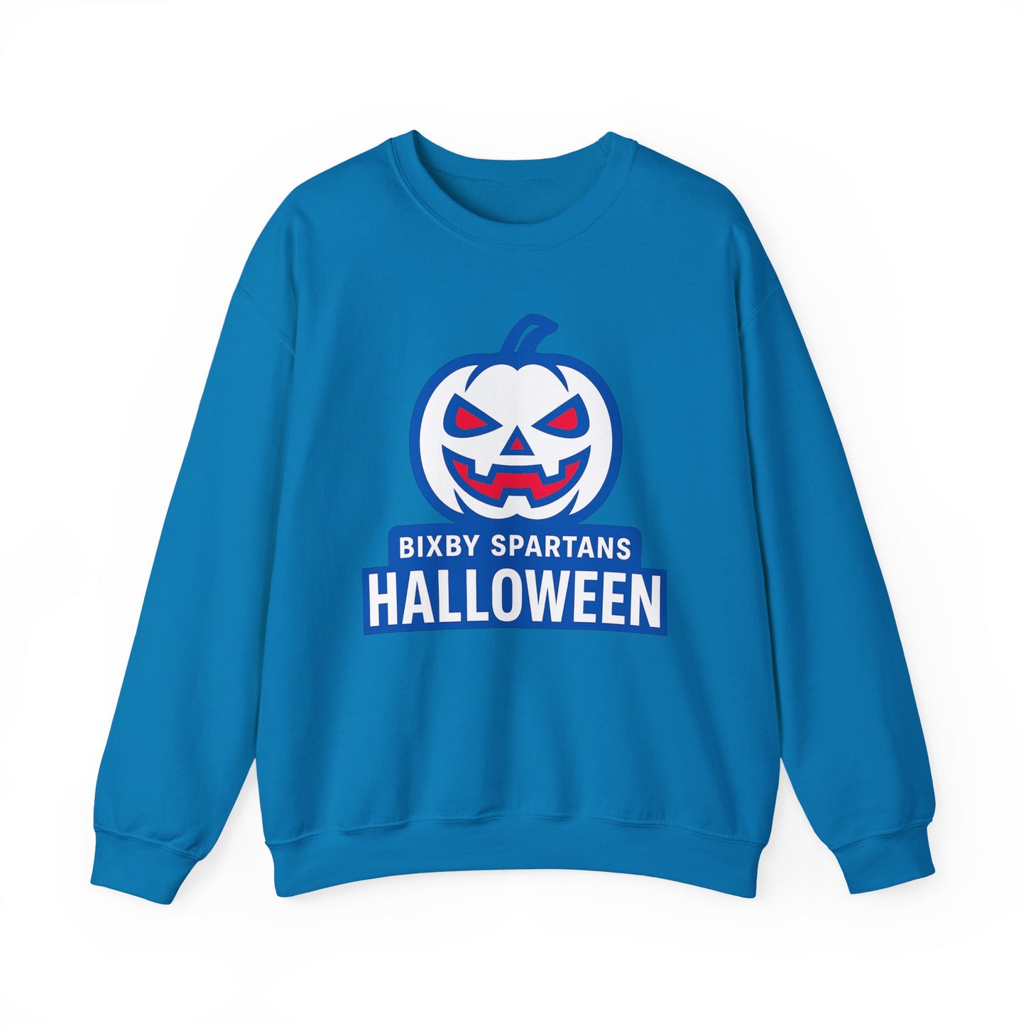 Bixby Spartans Halloween Gildan Sweatshirt