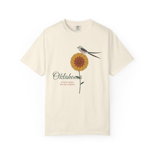 State Bird & Wildflower Oklahoma Tee | Comfort Colors