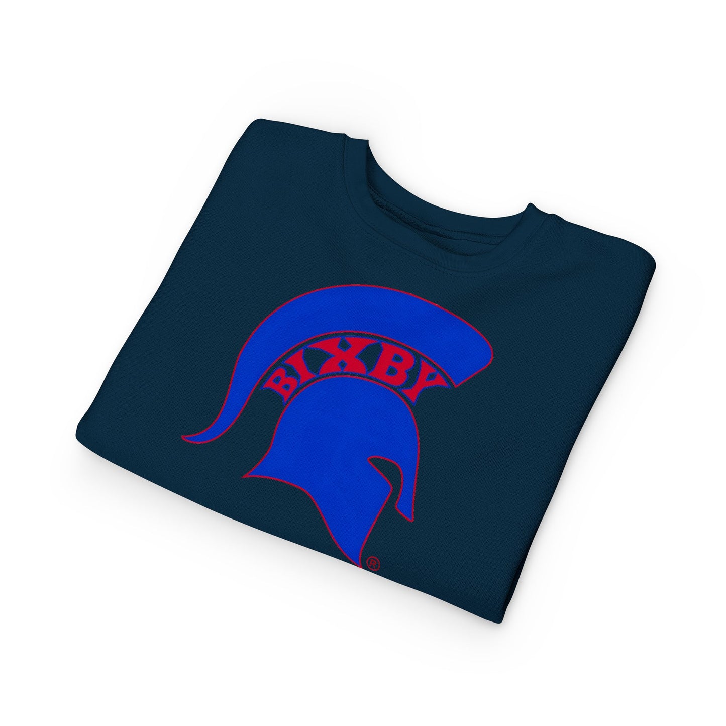 Bixby Spartan Blue Logo Toddler Rabbit Skins Sweatshirt