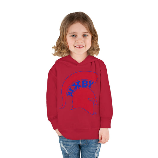 Bixby Spartans Blue Logo Toddler Rabbit Skins Hoodie