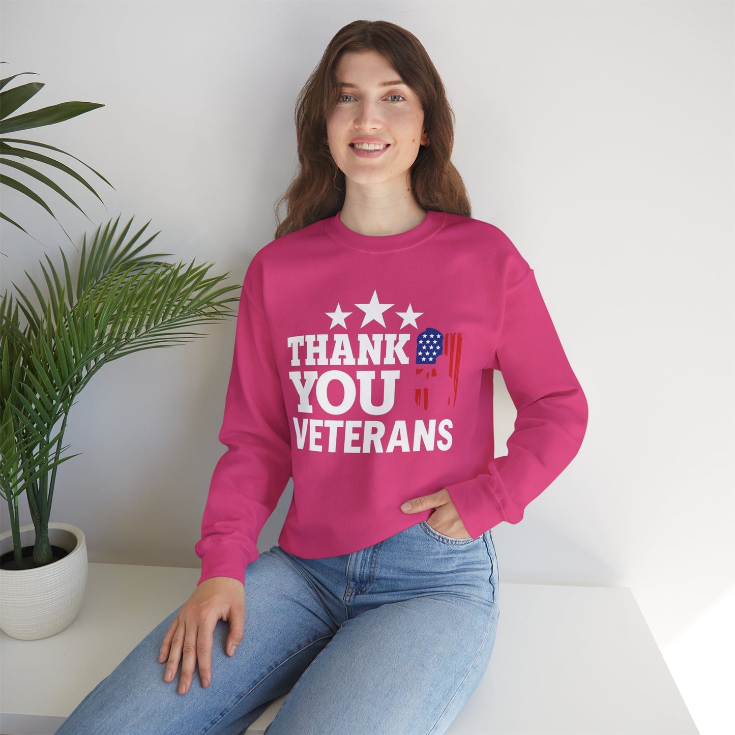Thank You Veterans Gildan Sweatshirt