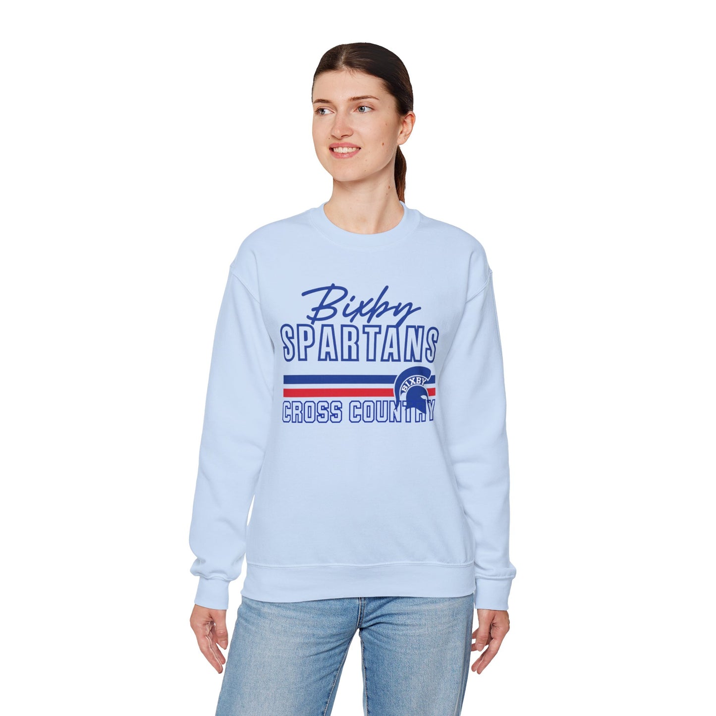 Bixby Spartans Cross Country Gildan Sweatshirt