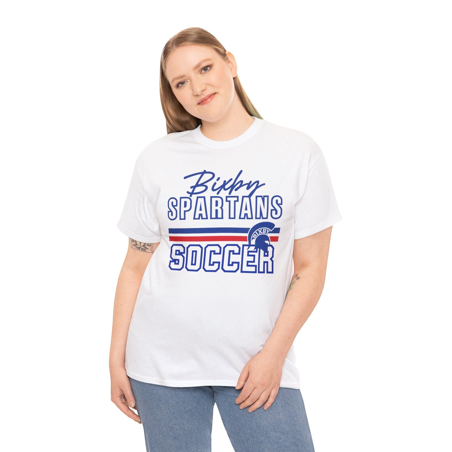 Bixby Spartans Soccer Gildan Tee