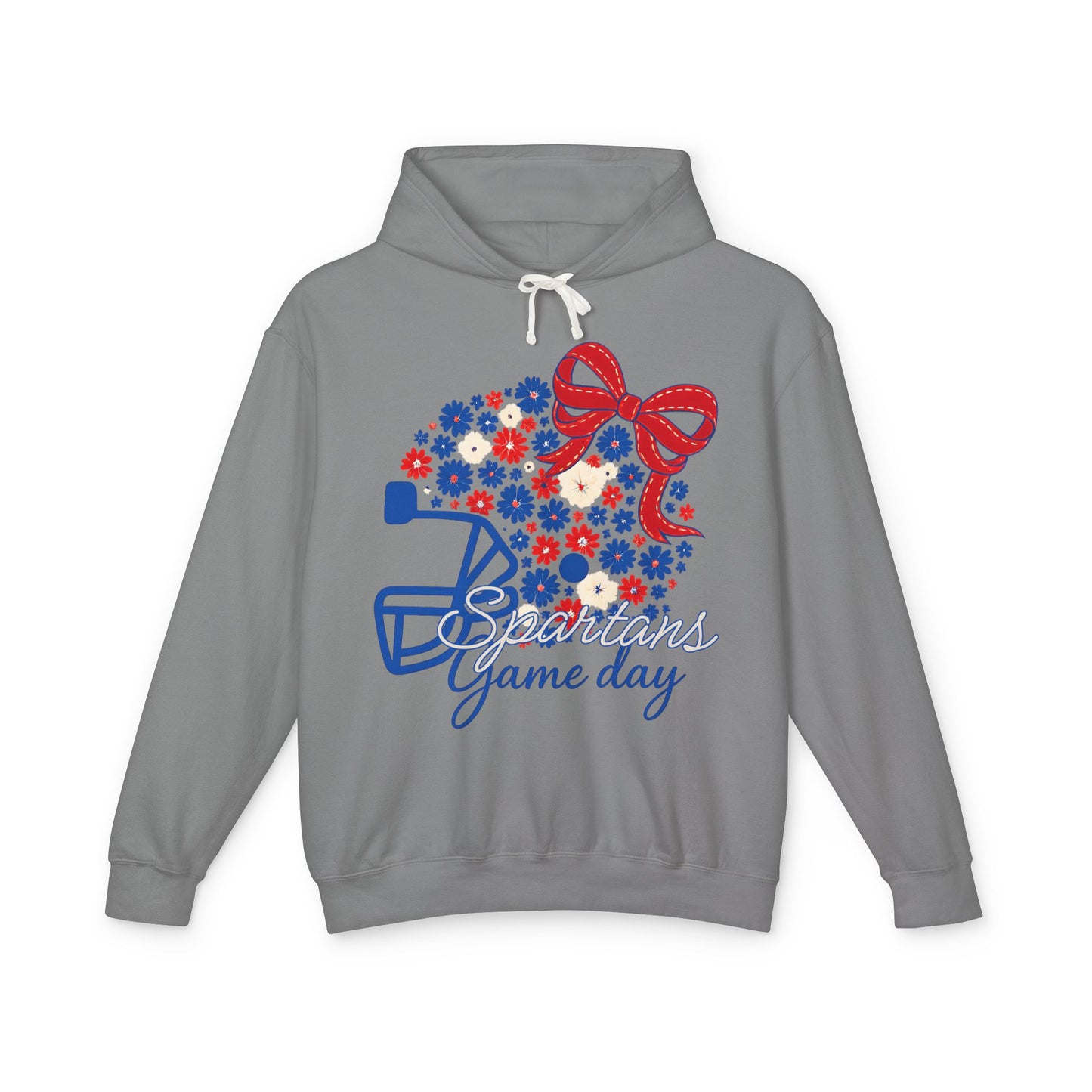 Spartans Floral Helmet Premium Comfort Colors Hoodie
