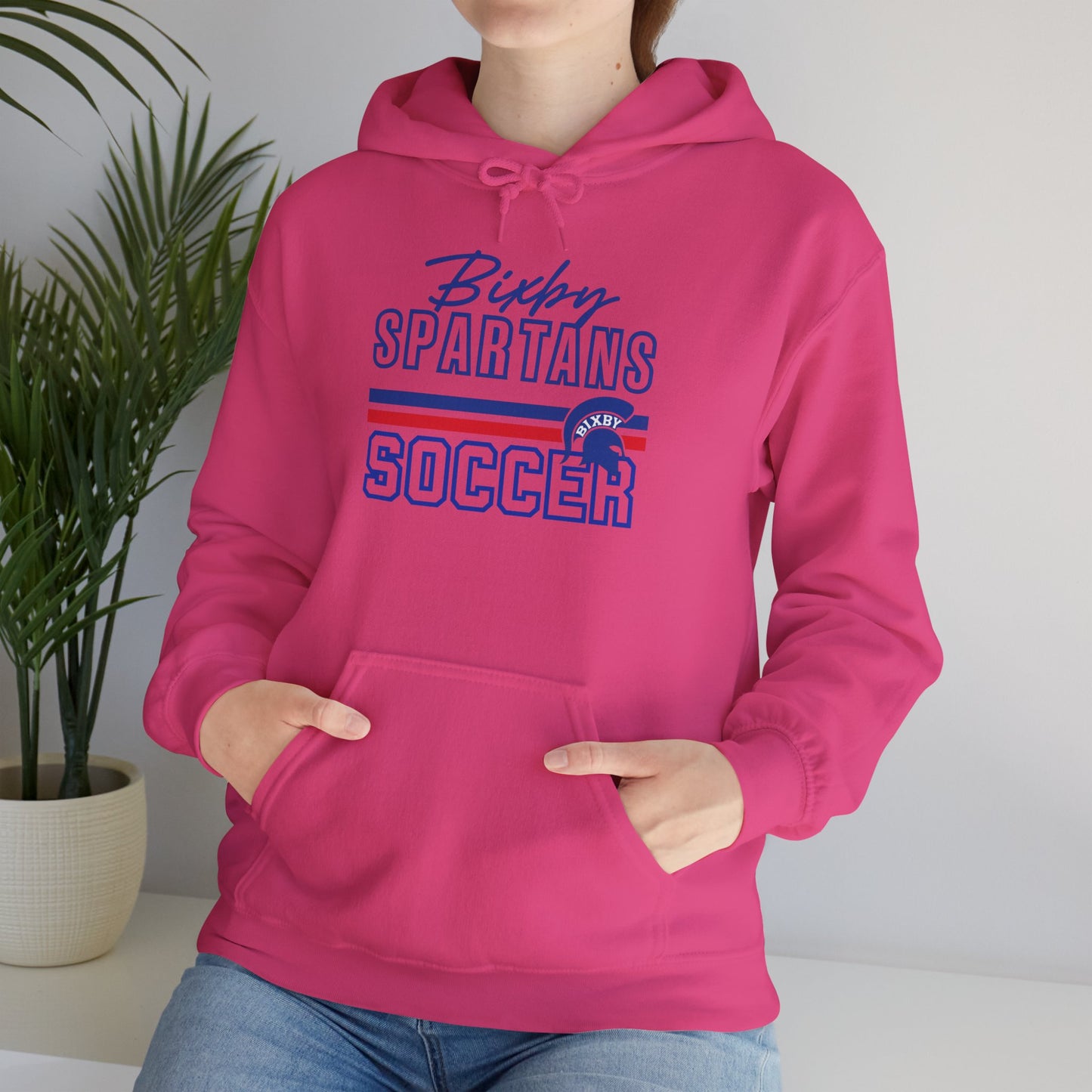 Bixby Spartans Soccer Gildan Hoodie