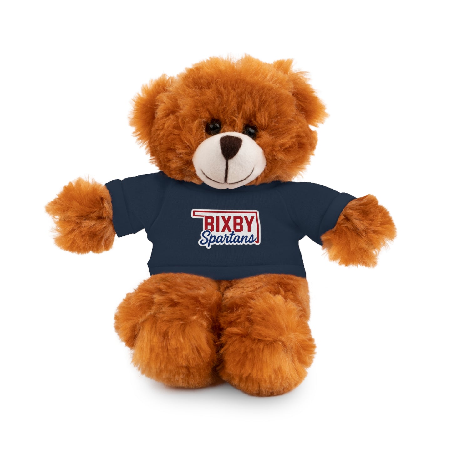Bixby Oklahoma Spartan Stuffed Animal Logo