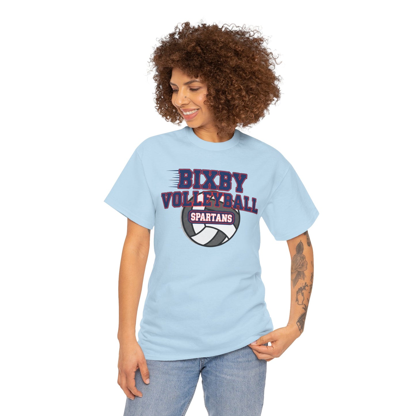 Bixby Spartan Volleyball Tee
