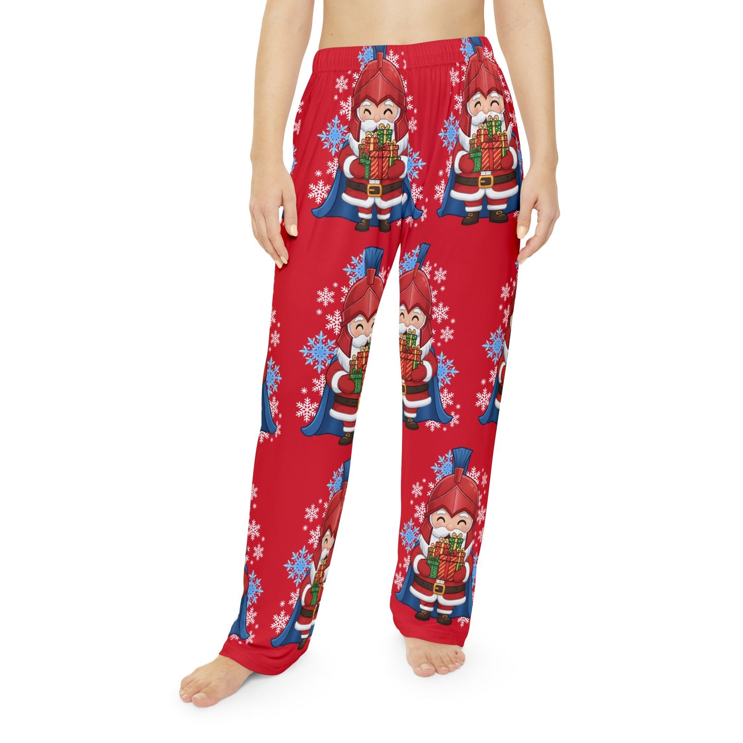 Spartan Santa Women's Red Pajama Bottoms