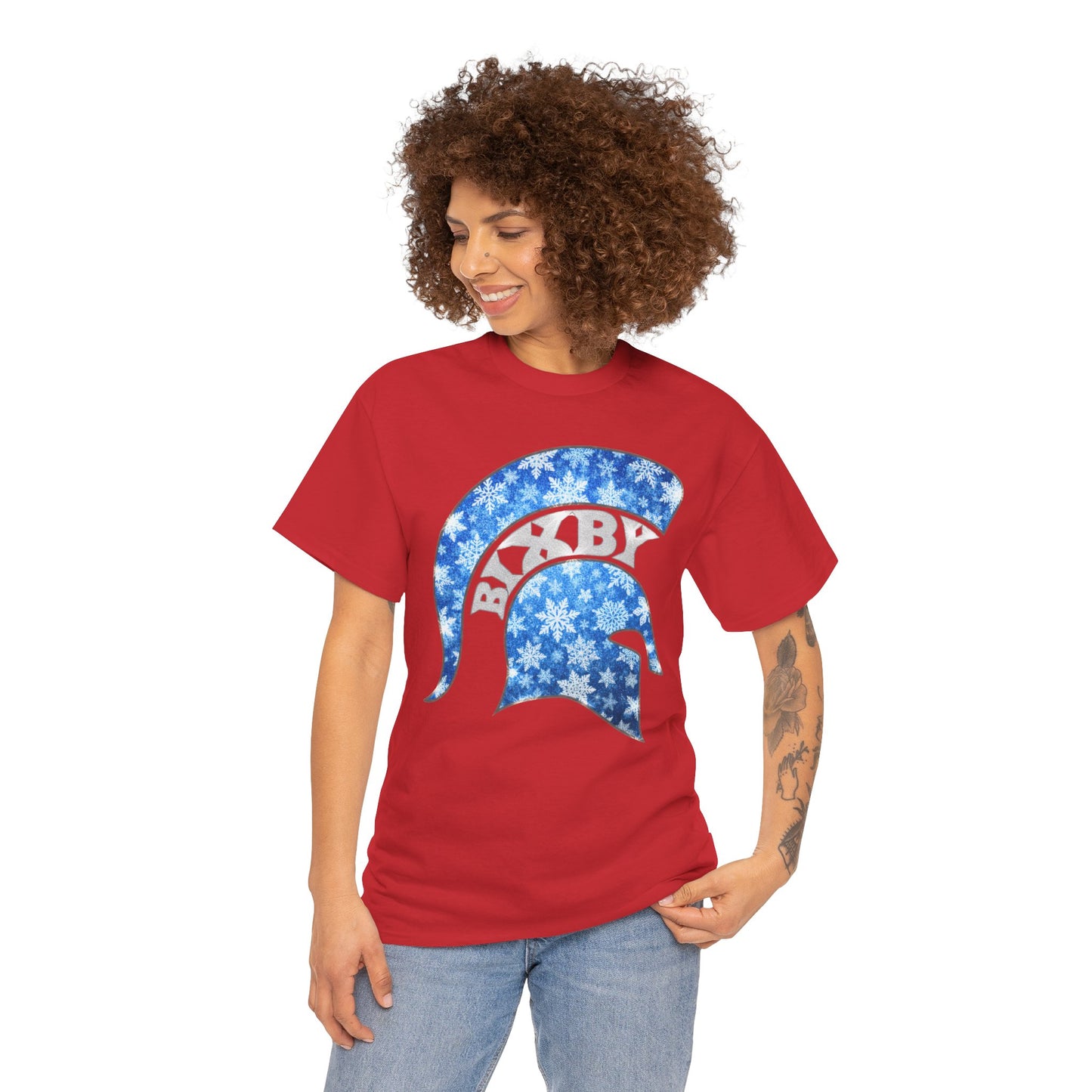 Bixby Spartan Winterfrost Gildan Tee