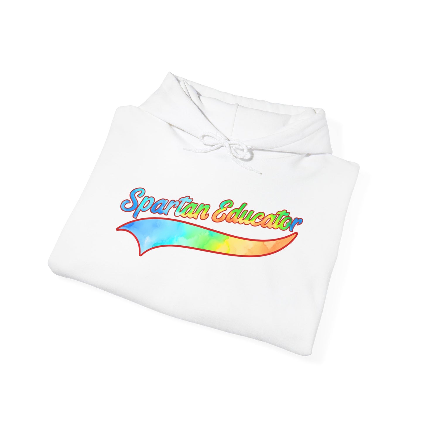 Spartan Educator Tie-Dye Design Gildan Hoodie
