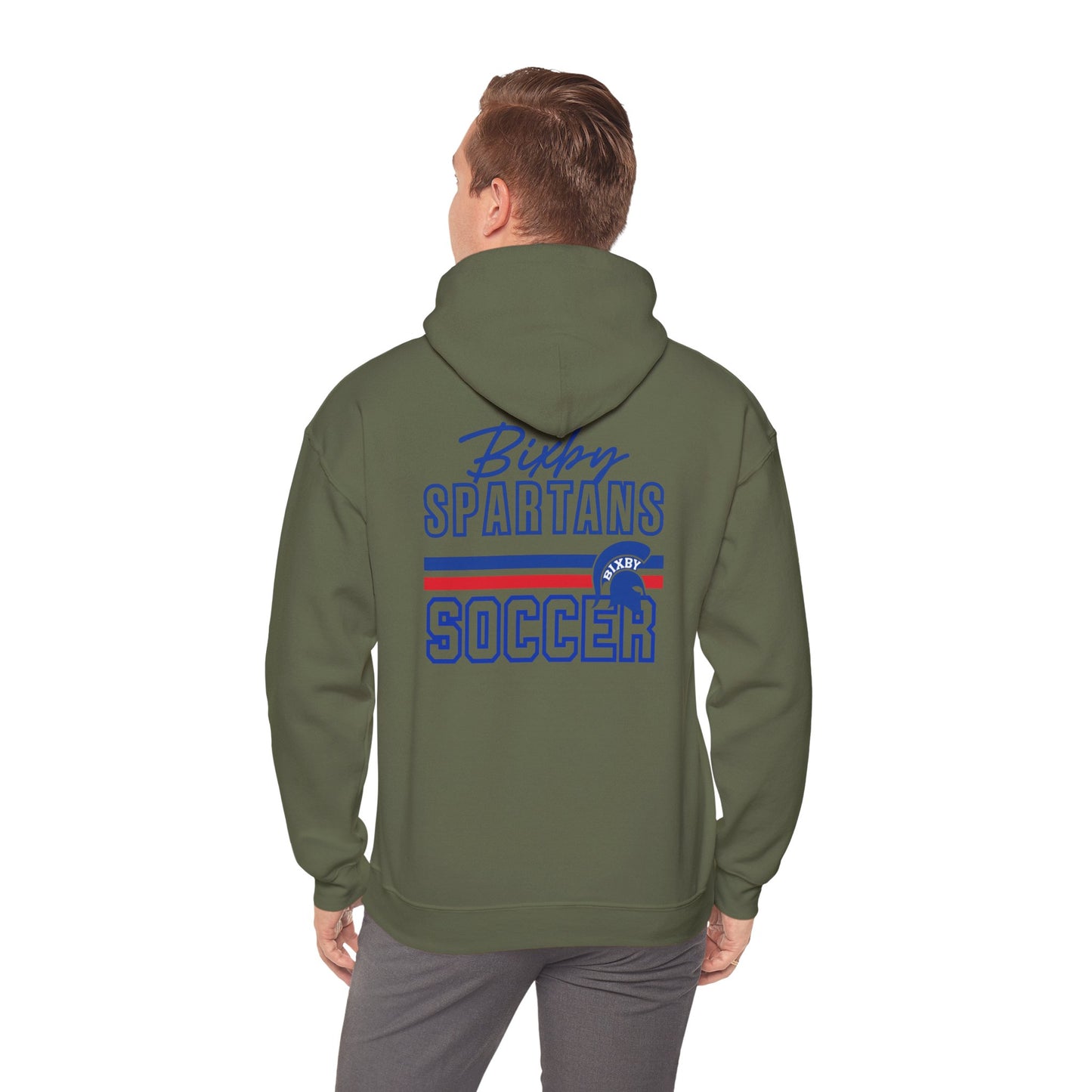 Bixby Spartans Soccer Gildan Hoodie