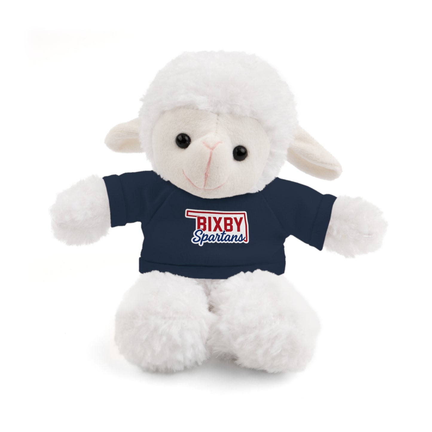 Bixby Oklahoma Spartan Stuffed Animal Logo