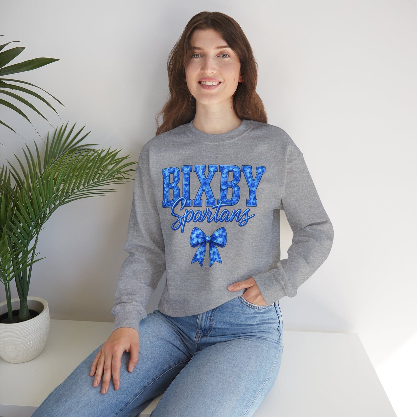 Bixby Spartans Chilled Vibes Gildan Sweatshirt