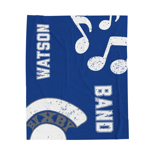 Pride of Bixby Band Velveteen Plush Blanket