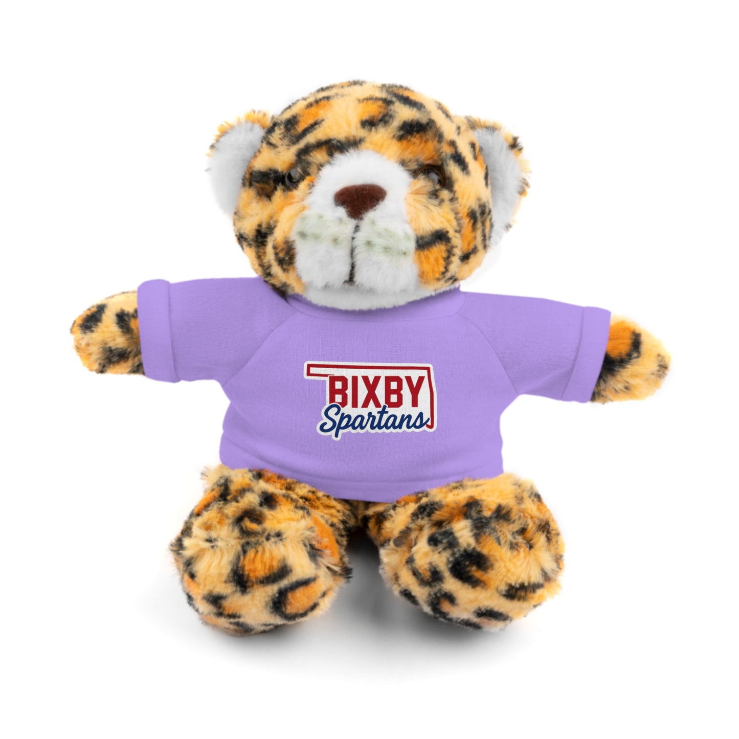 Bixby Oklahoma Spartan Stuffed Animal Logo