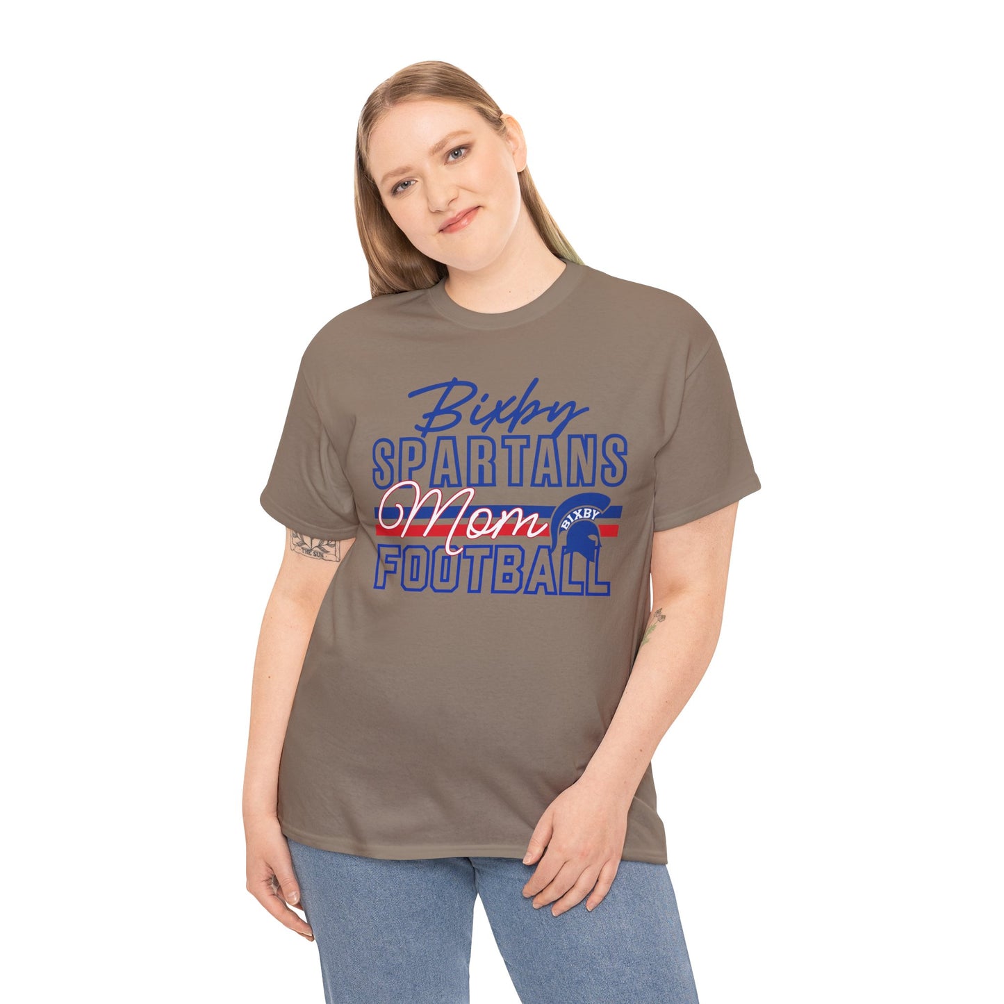 Bixby Spartans Football Mom Gildan Tee