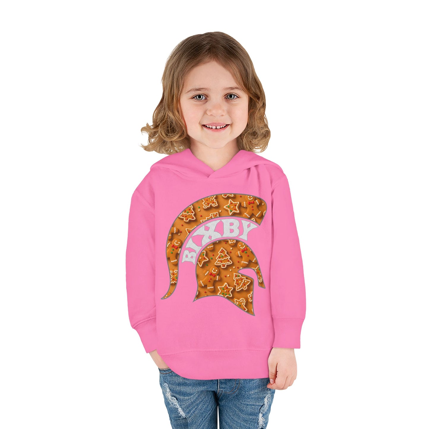 Bixby Spartans Gingerbread Toddler Rabbit Skins Sweatshirt