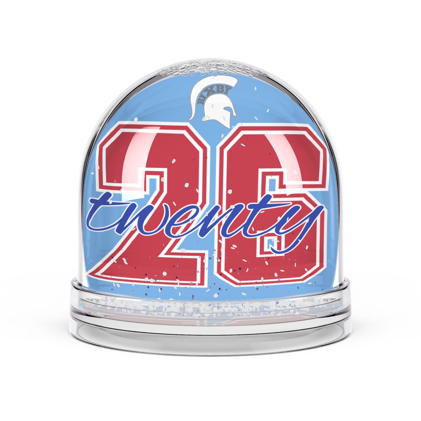 Spartan Senior Class 2026 Graduation Snow Globe