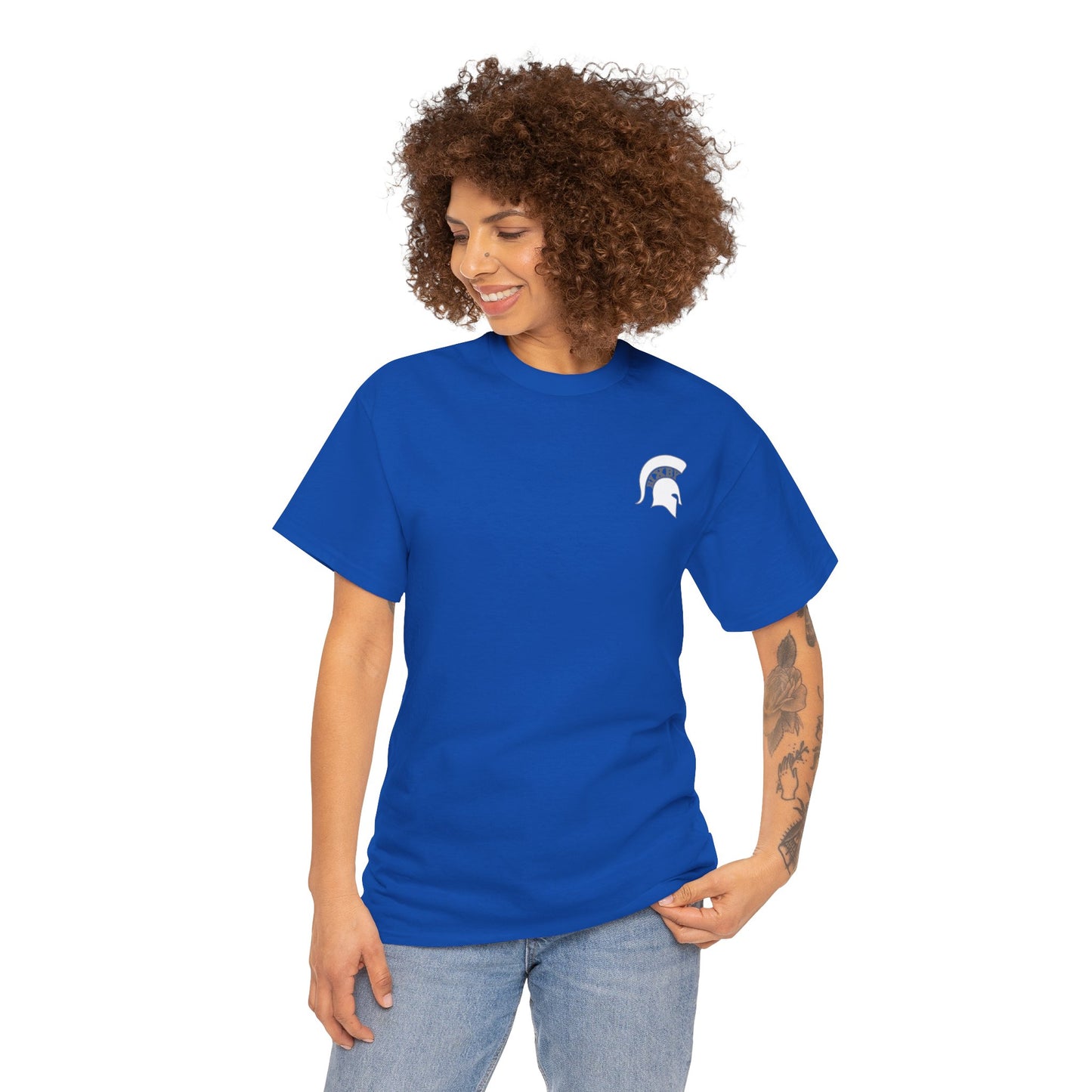 Spartan Soccer Club Distressed Crest Gildan Tee