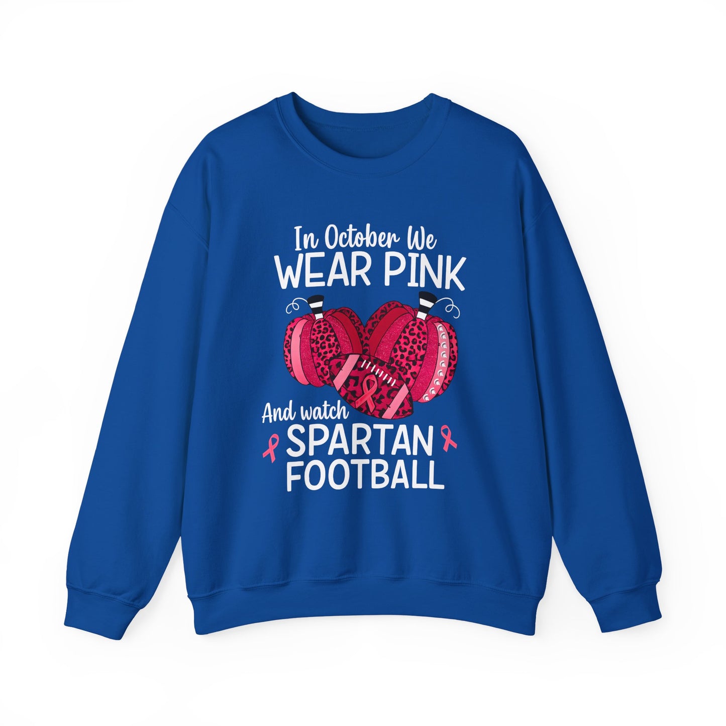 Wear Pink October Breast Cancer Awareness Gildan Sweatshirt