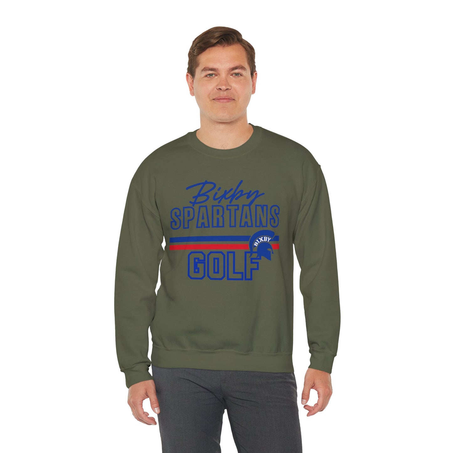 Bixby Spartans Golf Gildan Sweatshirt