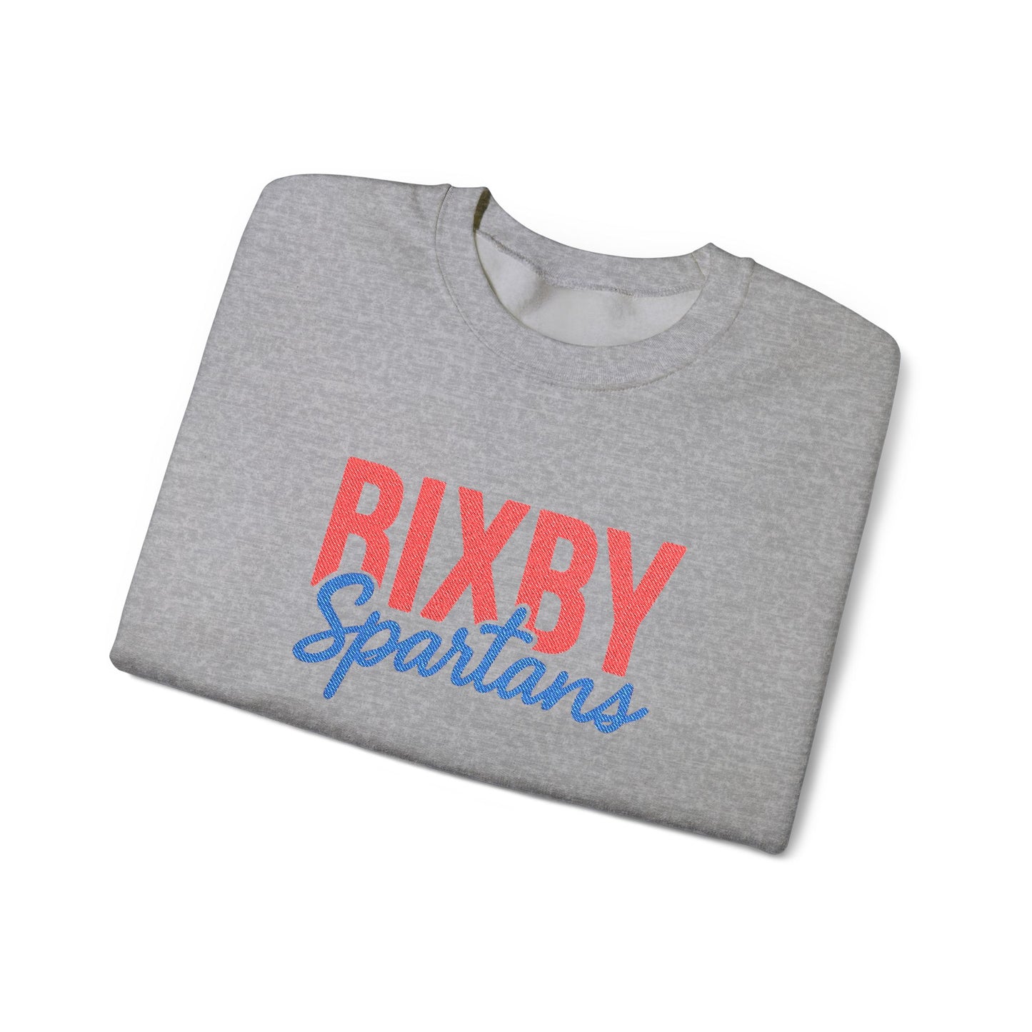 Bixby Spartans Embroidered Gildan Sweatshirt