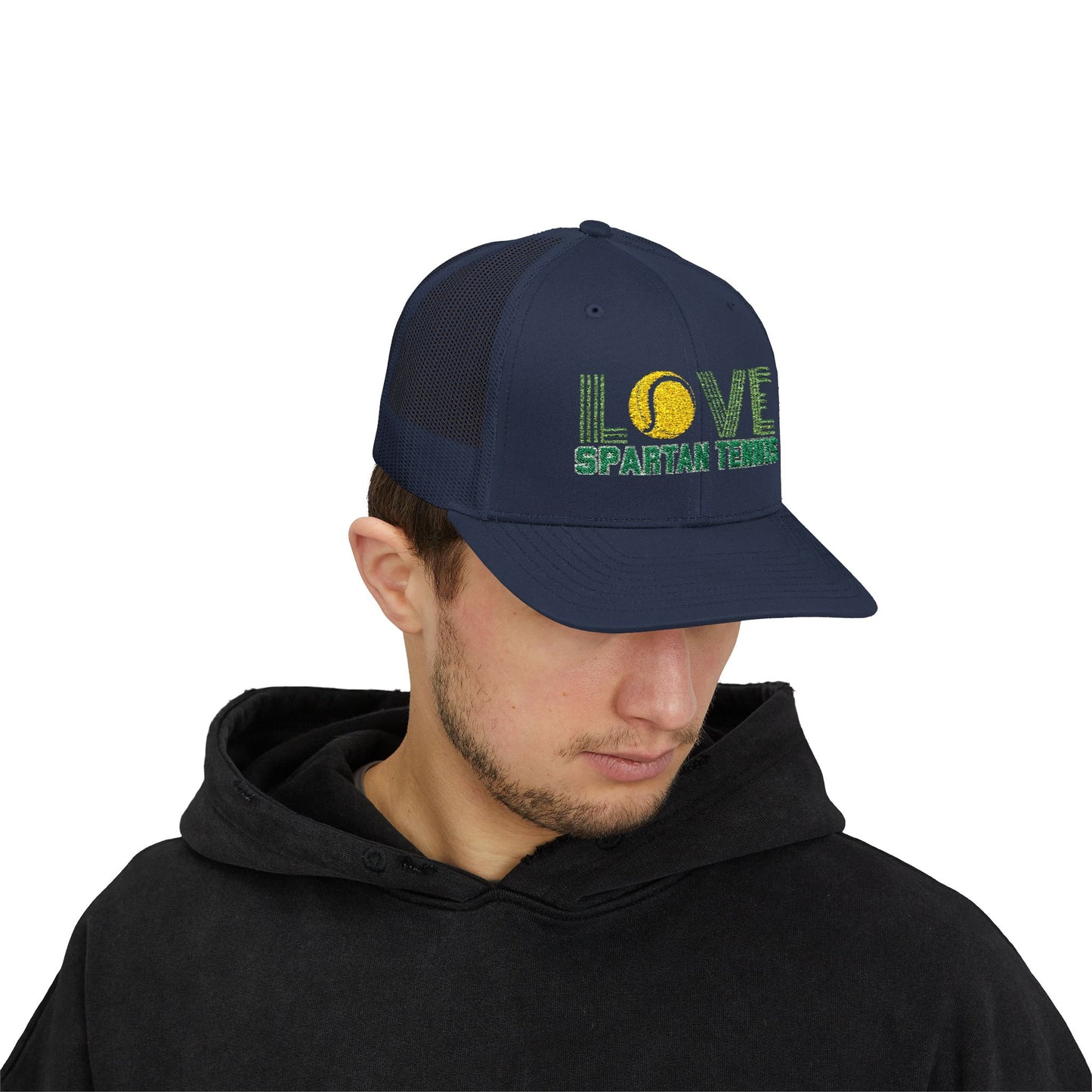 Bixby Spartan Tennis Embroidered Trucker Snapback