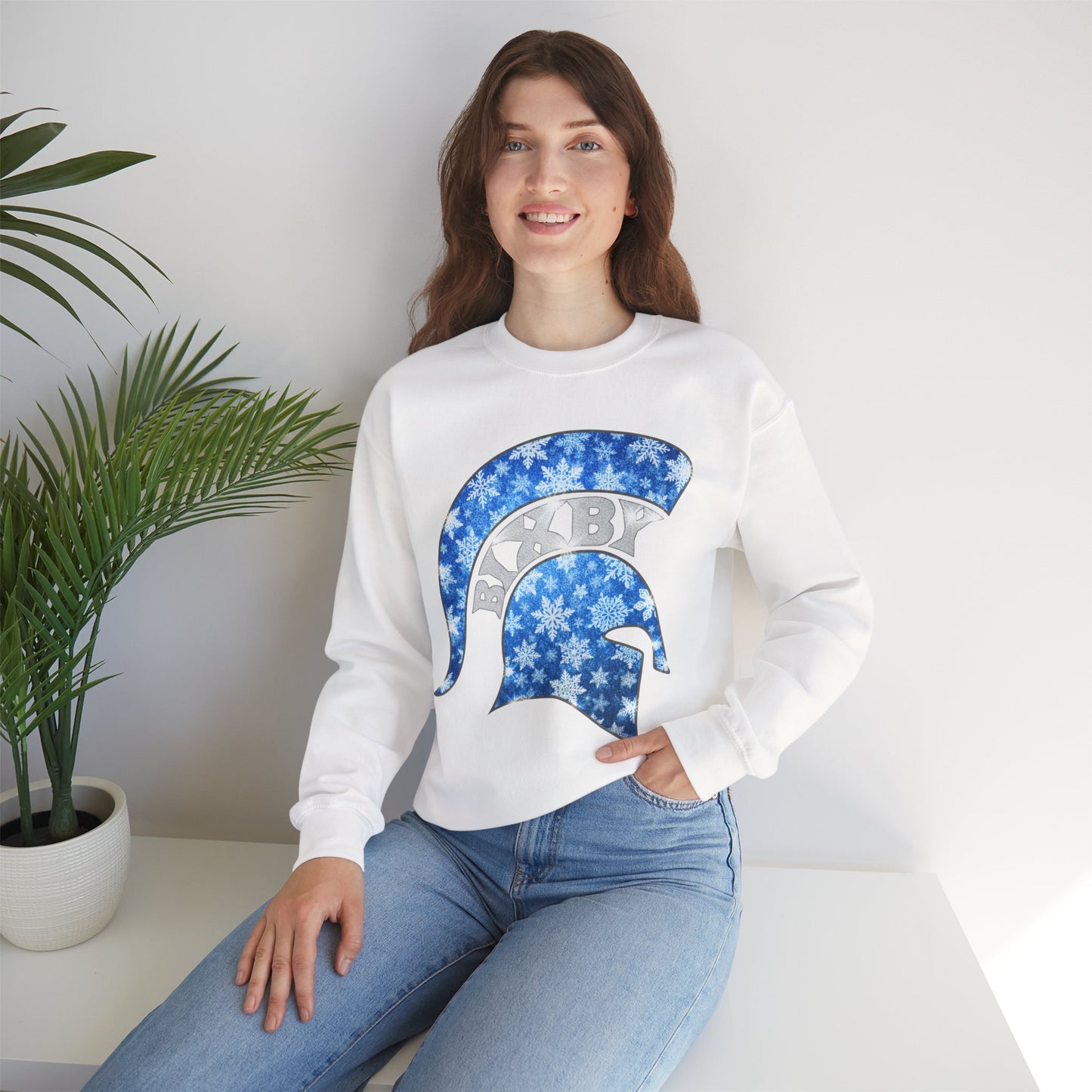 Bixby Spartan Winterfrost Gildan Sweatshirt