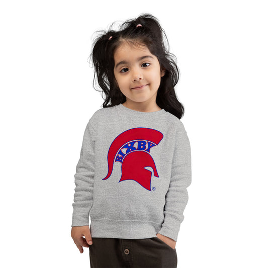 Bixby Spartan Red Logo Toddler Rabbit Skins Sweatshirt
