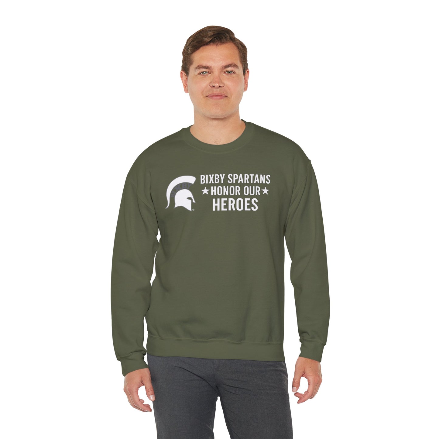 Spartans Honor Our Heroes Military Appreciation Gildan Sweatshirt