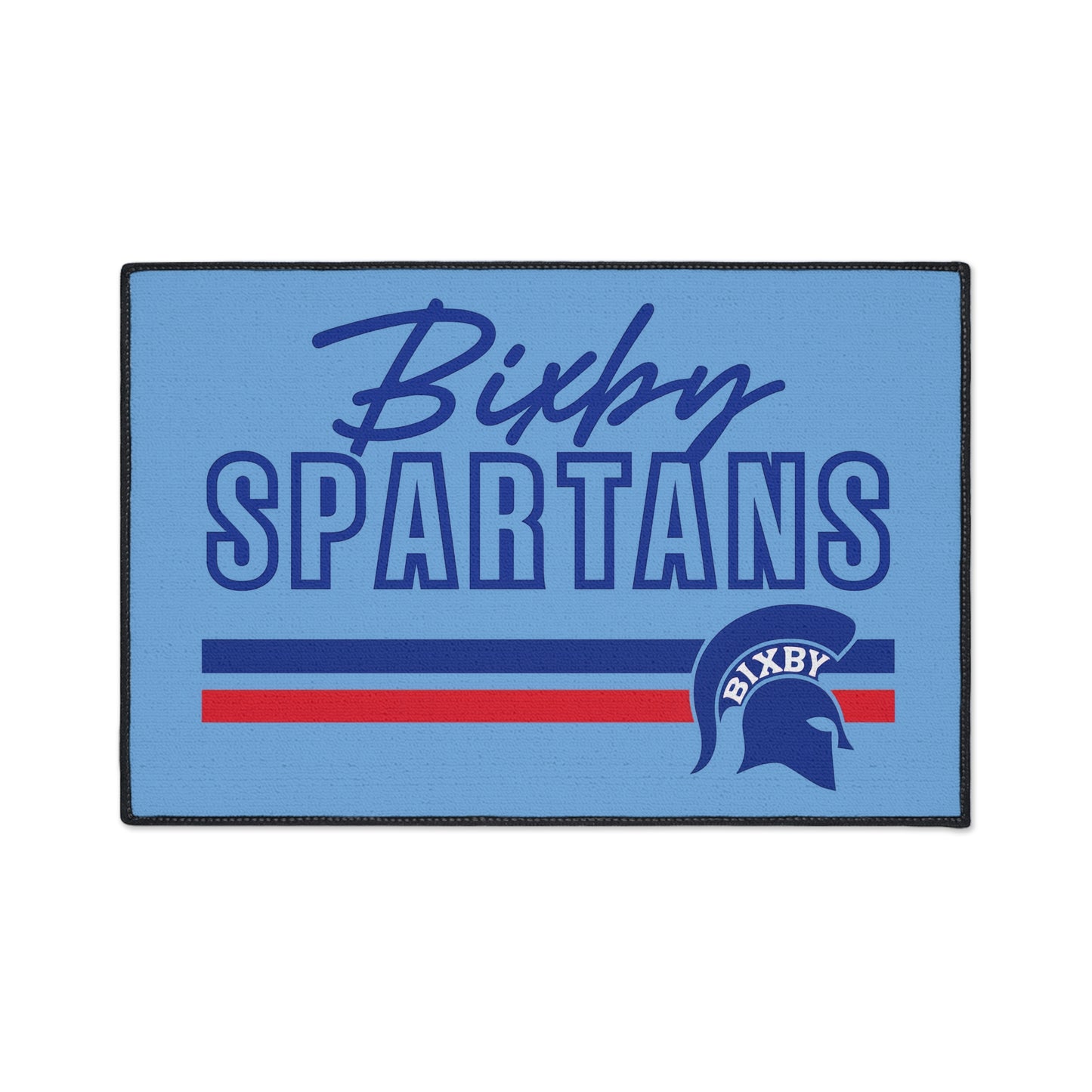 Bixby Spartans Heavy Duty Rubber Backed Floor Mat