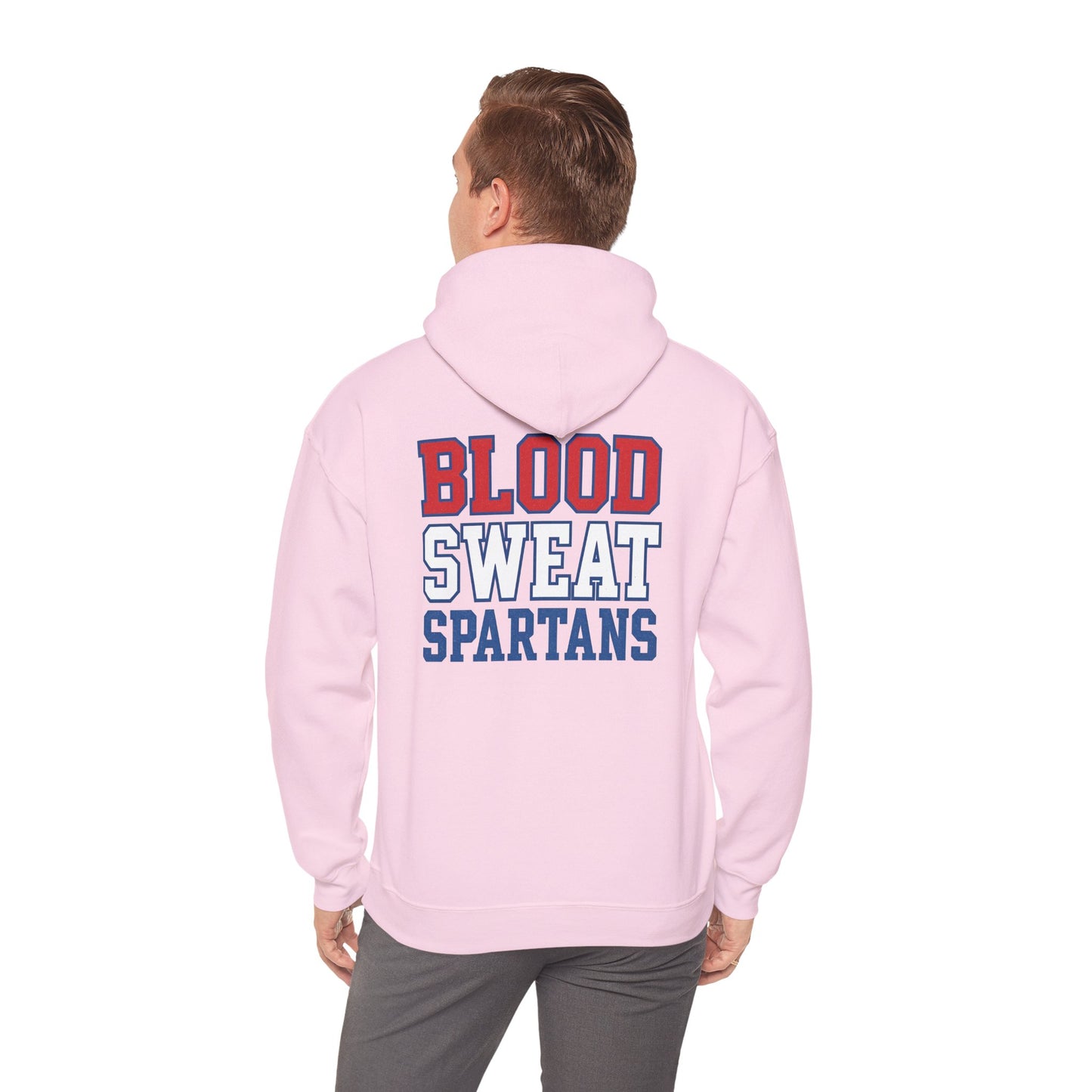 Blood Sweat Spartan Wrestling Gildan Hoodie