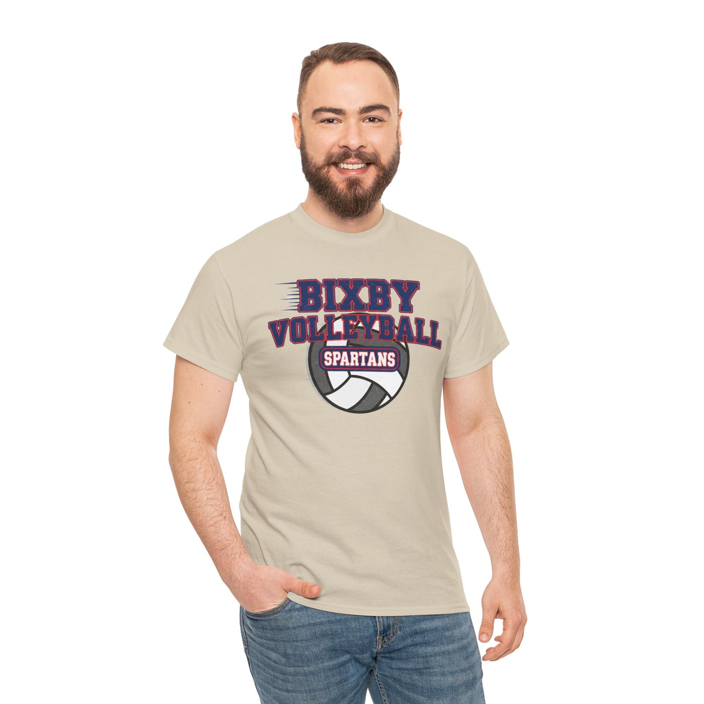 Bixby Spartan Volleyball Tee