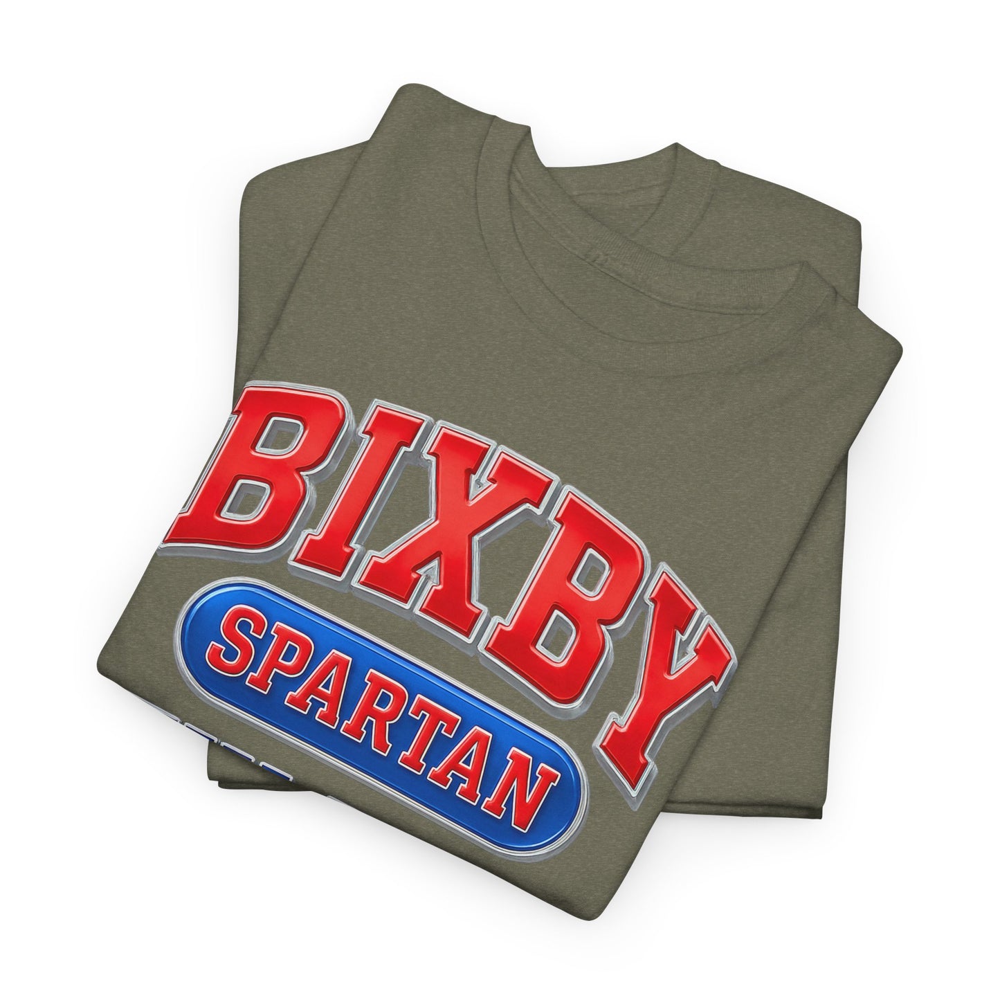 Bixby Spartan Athletics Metallic Gildan Tee