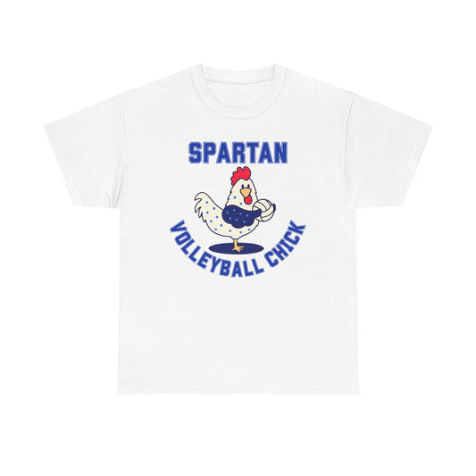 Bixby Spartan Volleyball Chick Gildan Tee
