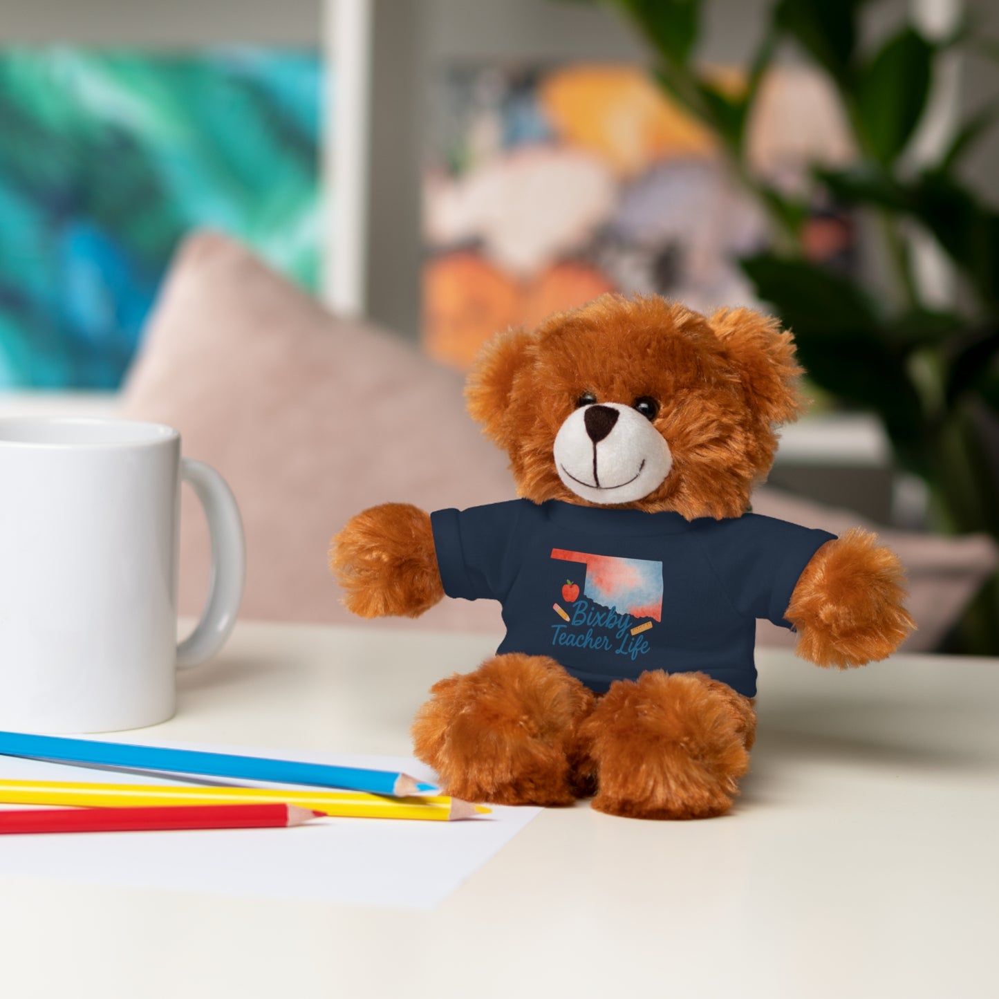 Bixby Oklahoma Teacher Life Stuffed Animal