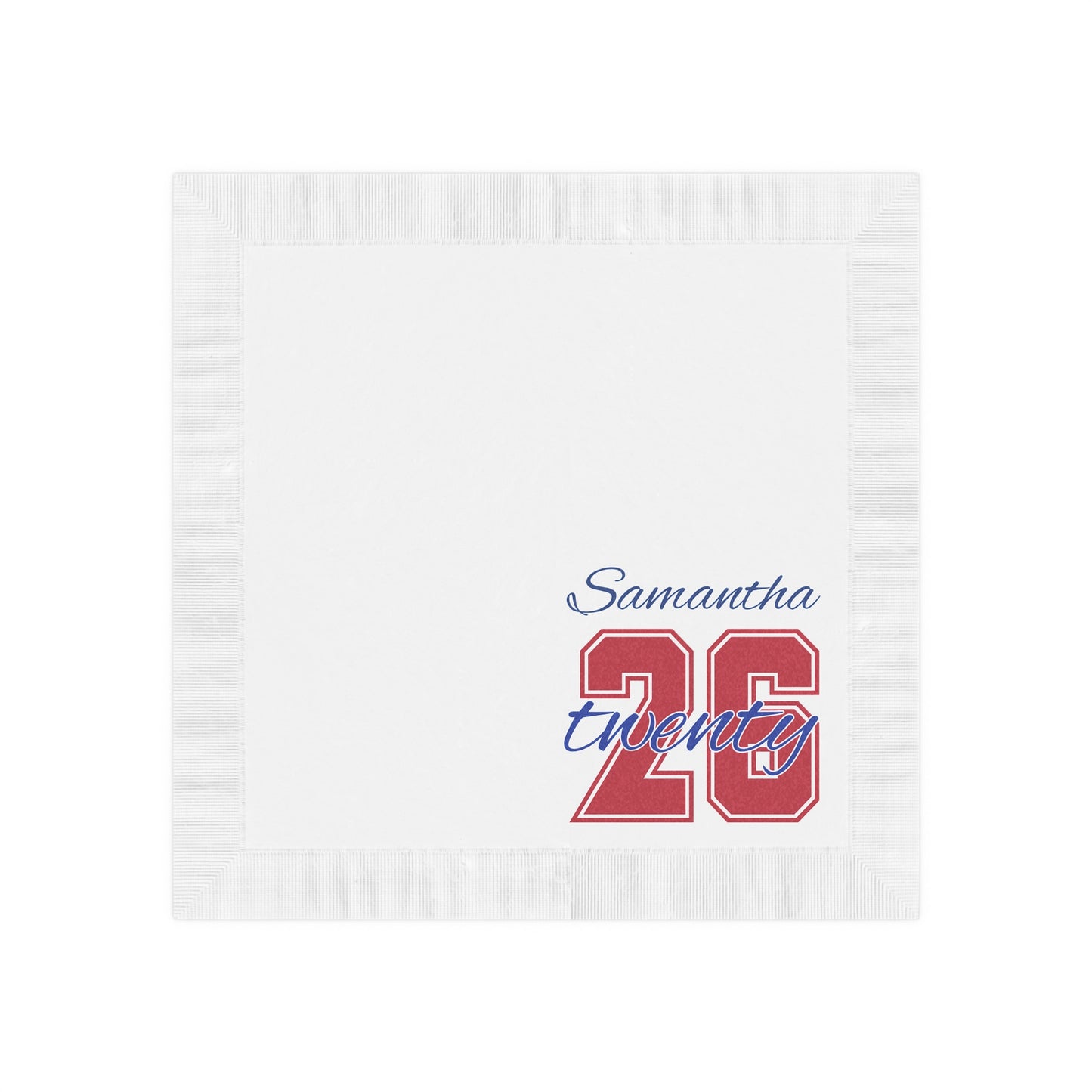 Bixby Spartan Senior Class 2026 Party Napkin