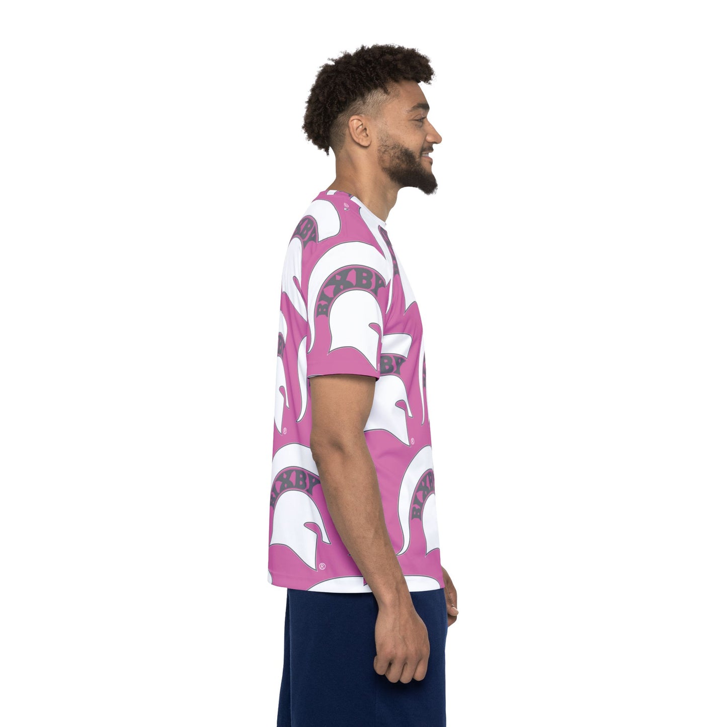 Bixby Spartan White Logo All Over Print Tee