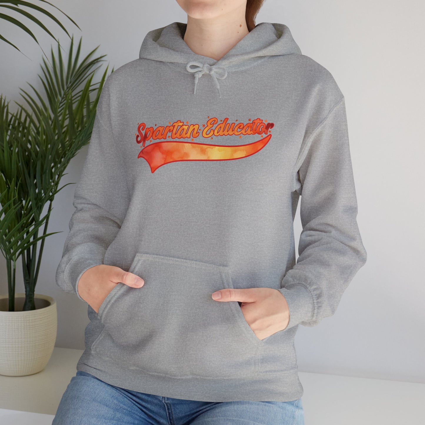 Spartan Educator Fall Design Gildan Hoodie