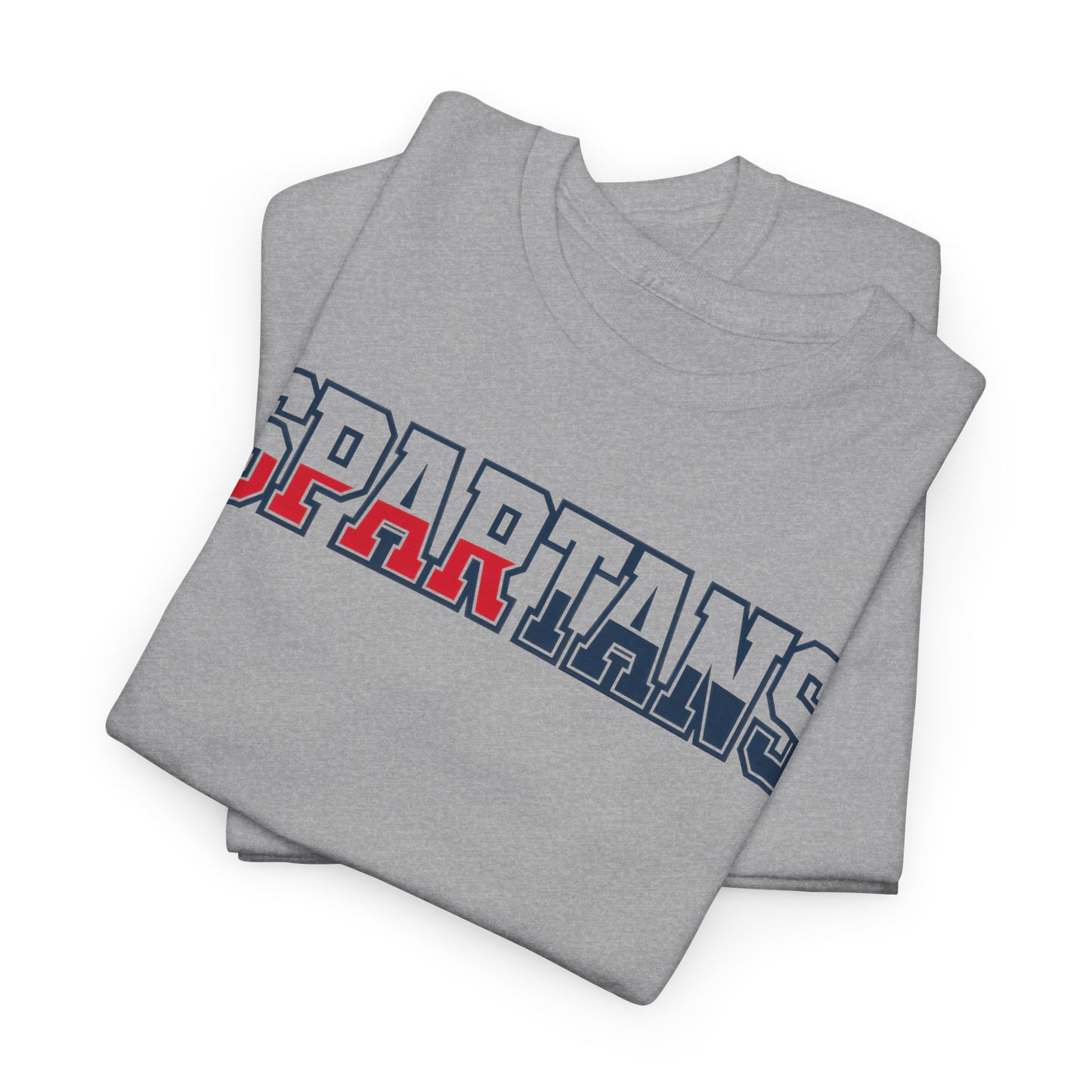 Spartans Athletic Letter Chest and Left Sleeve Gildan Tee