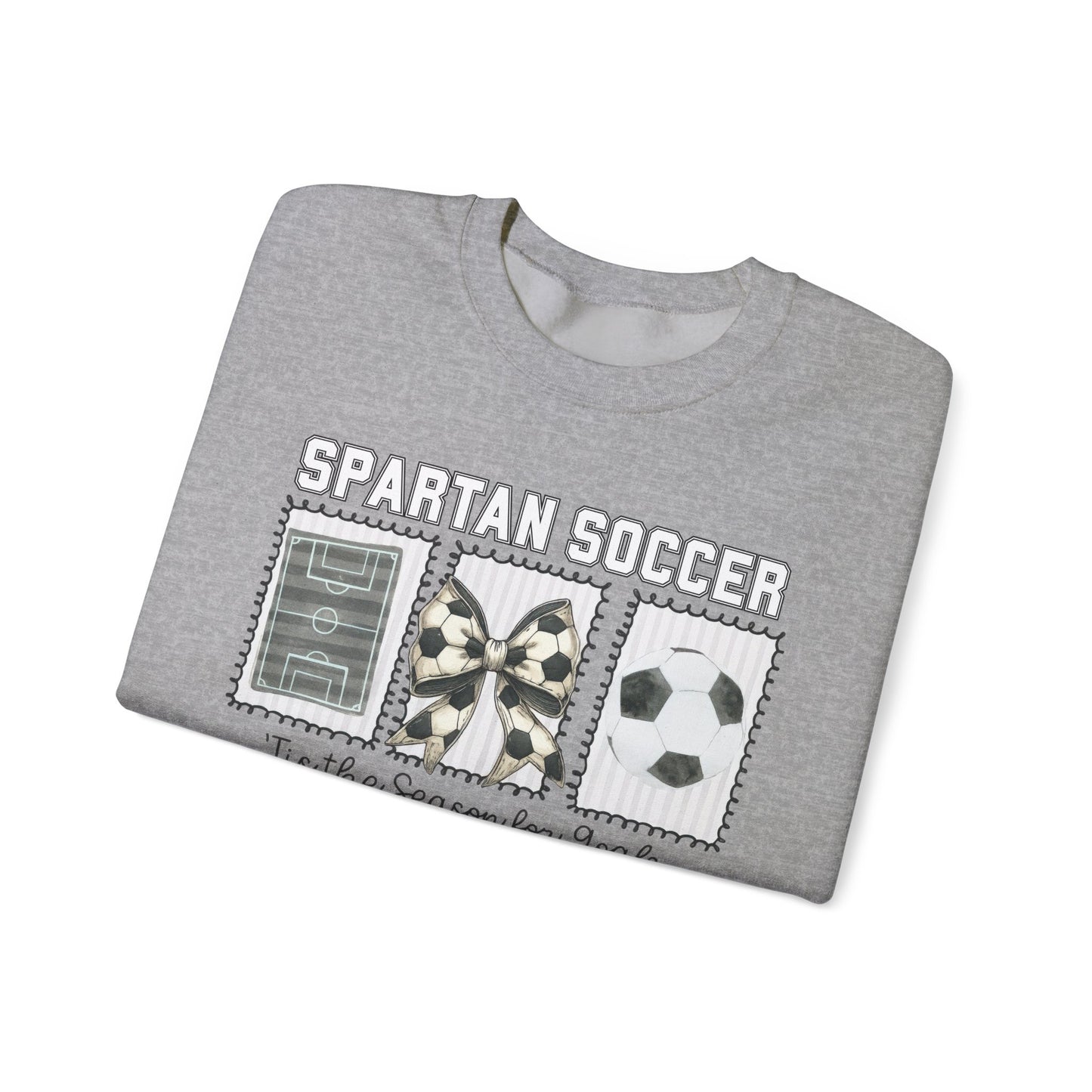 Spartan Tis The Season For Goals Gildan Sweatshirt