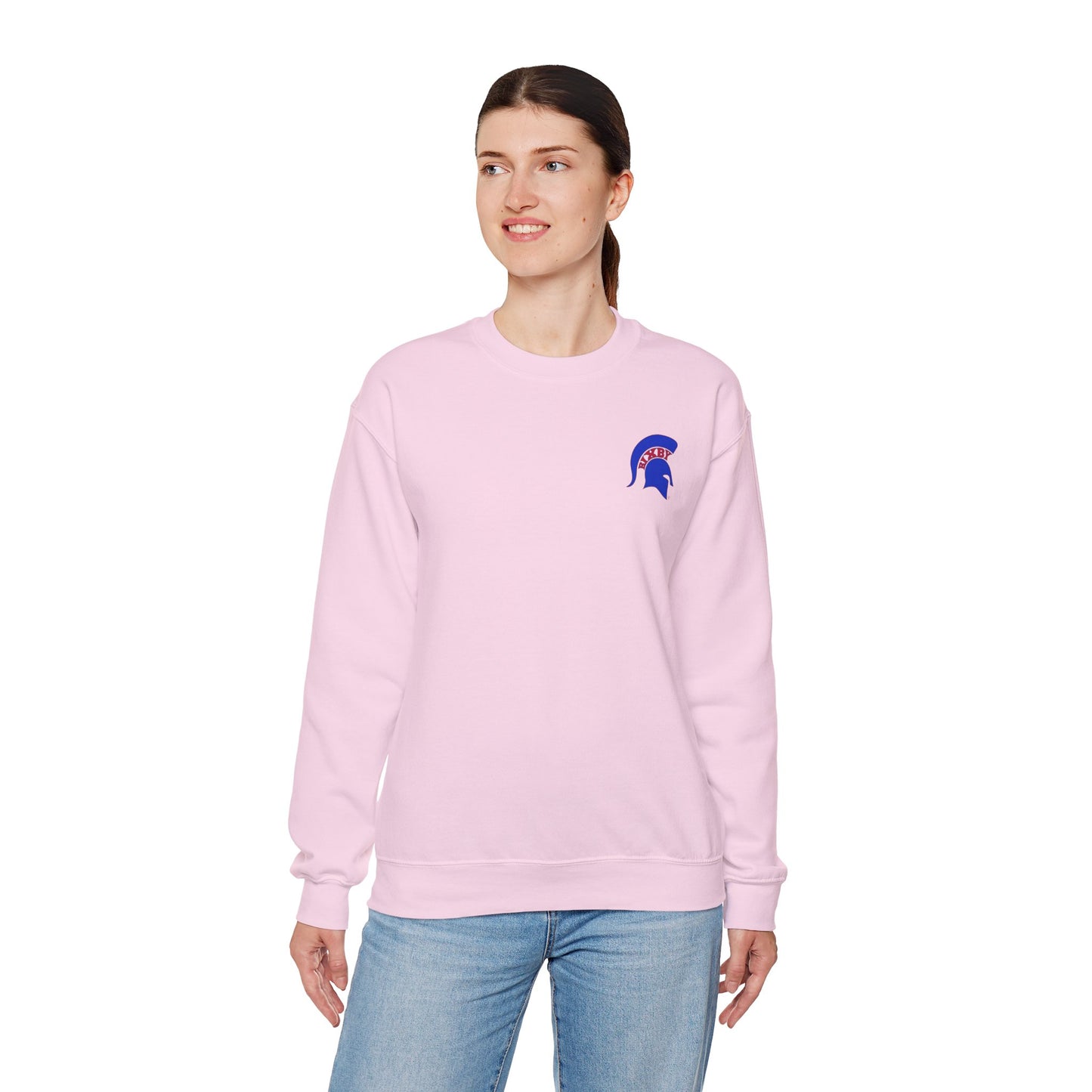 Spartan Blue Logo Gildan Sweatshirt