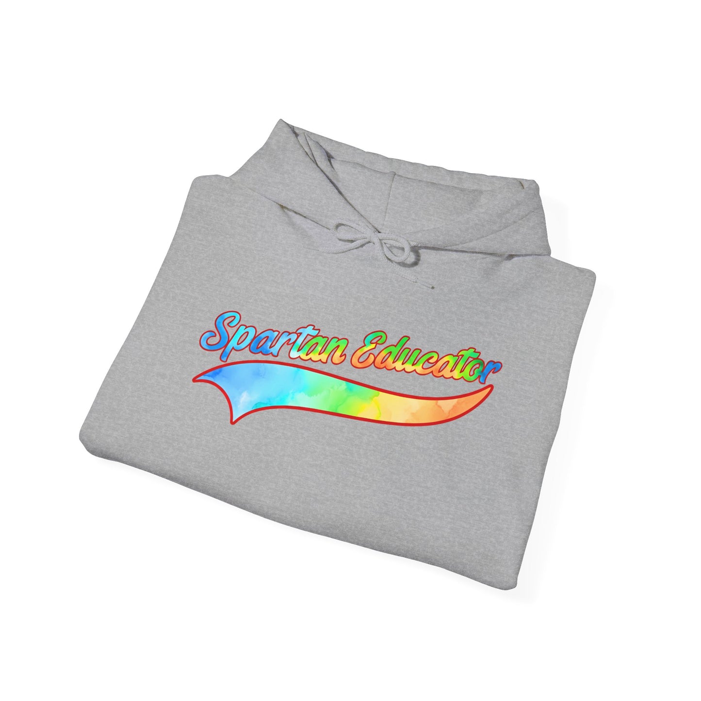 Spartan Educator Tie-Dye Design Gildan Hoodie