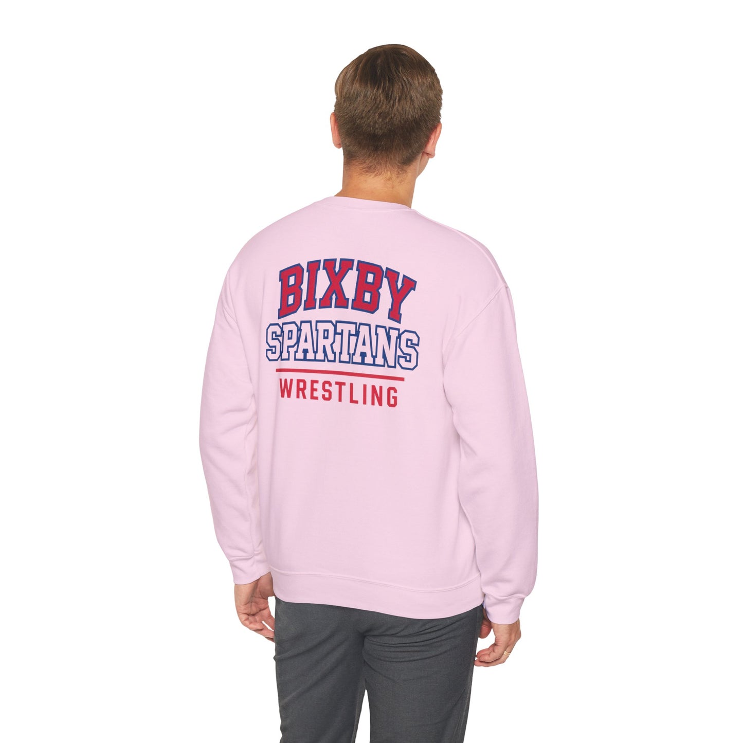 Bixby Spartan Wrestling Gildan Sweatshirt